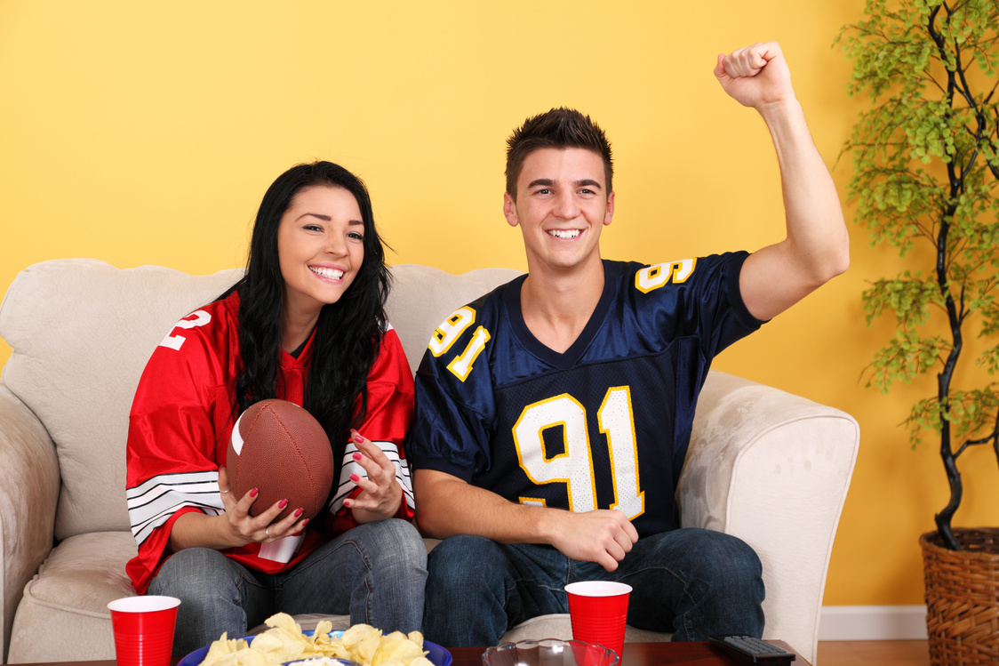 Cheering On The Team